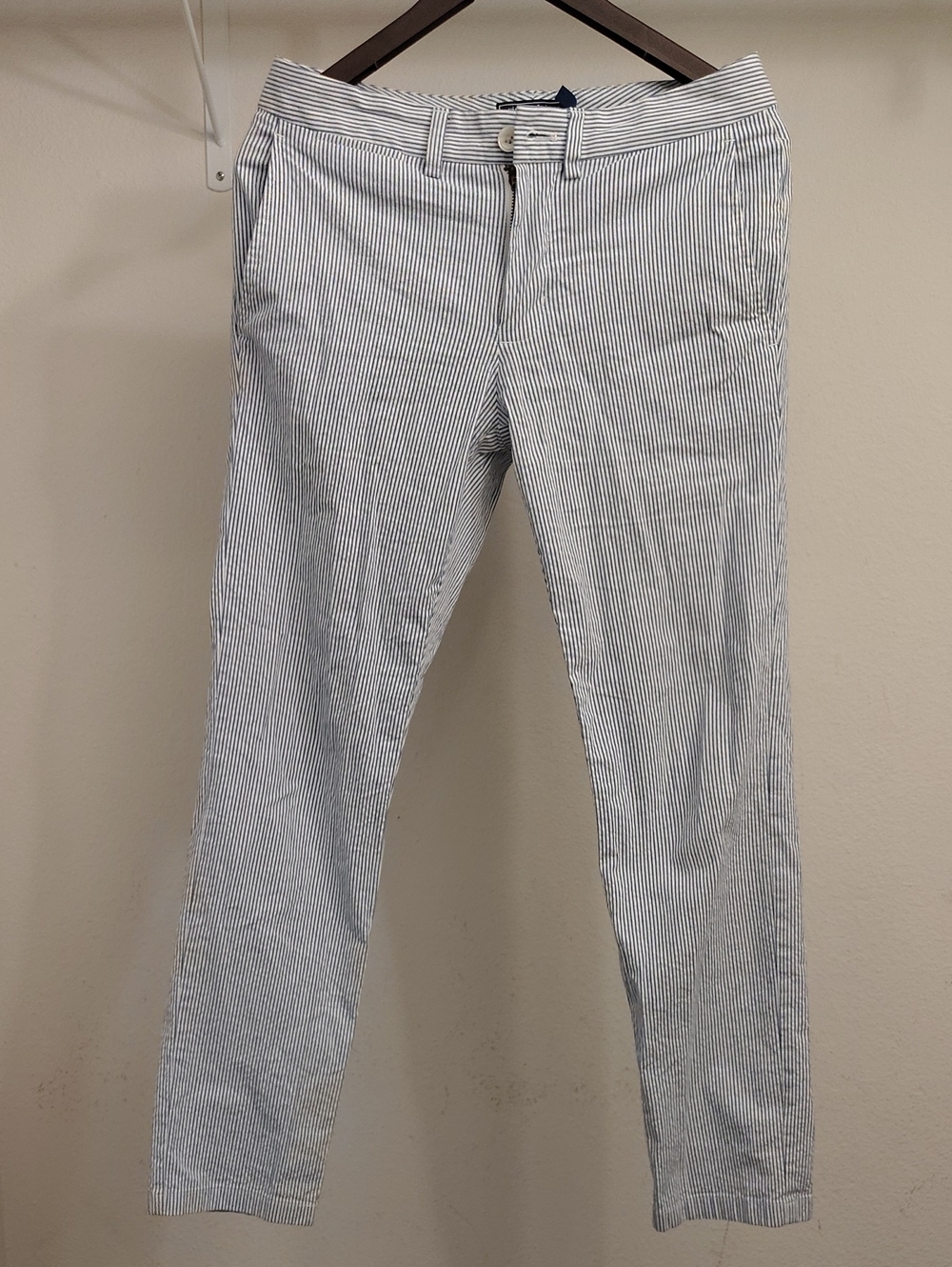 Vineyard Vines Blue & White Pinstripe Chinos